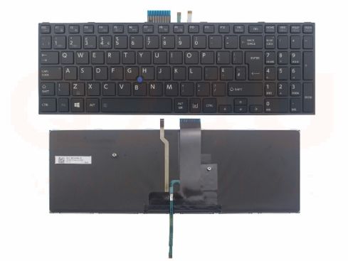 Toshiba Tecra A50-C R50-C laptop toetsenbord, US - zwart - met licht