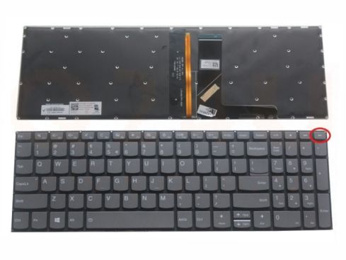 Lenovo Ideapad S340-15 15iwl 15api 15iml 15iil series laptop toetsenbord, US - zwart - PK131E41B00 - met licht