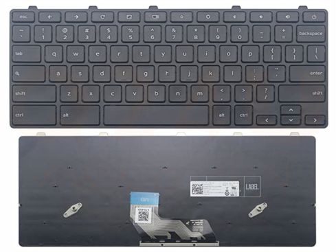 Dell Chromebook 11 3180 3189 series laptop toetsenbord, US - zwart