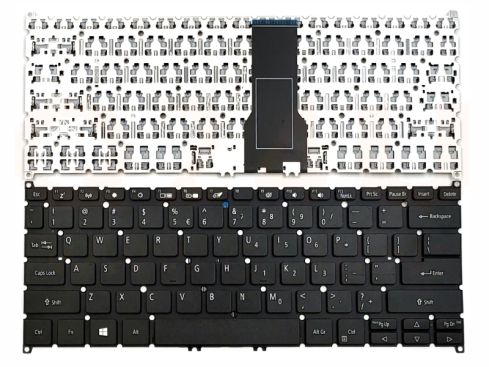 Acer Spin 5 SP513-51 SP513-52 SP513-53 Series laptop toetsenbord, US - zwart - zonder licht
