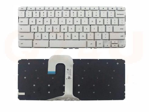 HP Chromebook 14-CA series laptop toetsenbord, US - wit