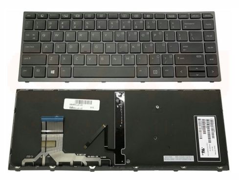 Hp Zbook Studio G3 series laptop toetsenbord, US - zwart - met licht