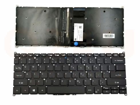 Acer Swift 3 SF314-54 56 Series laptop toetsenbord, US - zwart - met licht