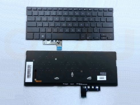 Asus Zenbook 13 UX331 series laptop toetsenbord, US - zwart - met licht