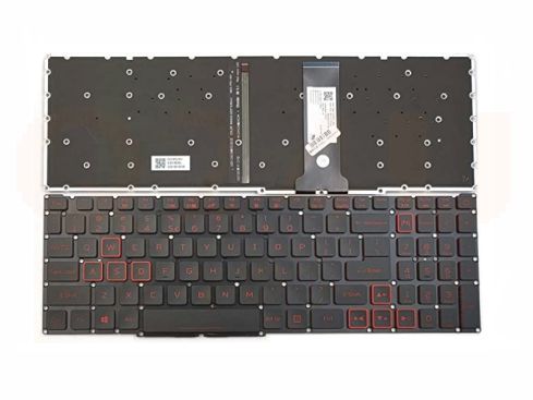 Acer Nitro 5 AN517-51 series laptop toetsenbord RED letters - met licht - PK132K11A00