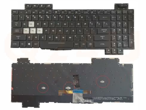 ASUS ROG Strix GL504 GL704 series US toetsenbord met RGB licht - 0KNR0-6614US00