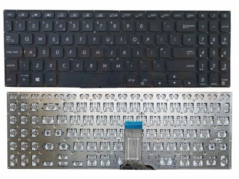 Asus S5300 Y5100 X530 VivoBook S15 K530 series US toetsenbord - zonder licht - zwart