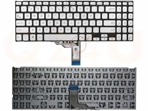 Asus Vivobook 15 series toetsenbord - 0KNB0-5108US00 - zilver