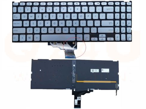 Asus A509J A509U A509F series laptop toetsenbord - zilver- met licht