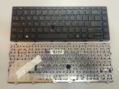 HP EliteBook 840 846 G5 745 840 G6 toetsenborden, zwart frame - zonder licht en pointer - L14377-001