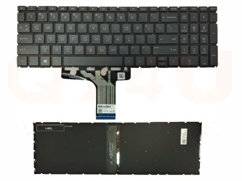 HP Pavilion 15-EG 15-EH series laptop toetsenbord - zwart- met licht
