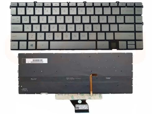 HP Envy X360 13-AY series laptop toetsenbord - zilver - met licht