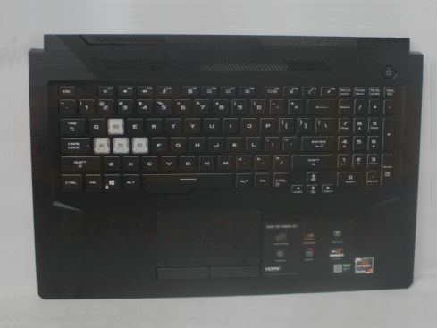 sus Gaming F17 FX706 series laptop toetsenbord - top case - 3YBKYKSJN00 - met licht