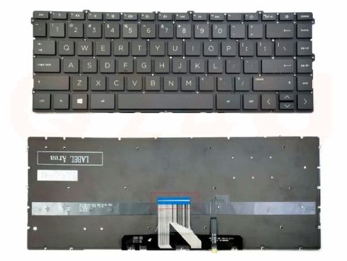 HP Pavilion x360 14-DW 14-DY 14-DV series laptop toetsenbord - zwart