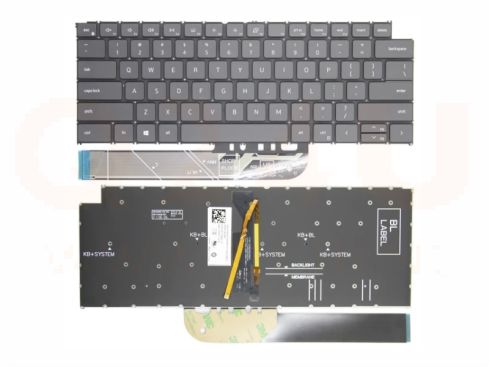 Dell Latitude 3420 Inspiron 13 5320 toetsenbord - zwart - met licht