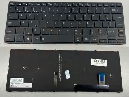 Dynabook Tecra A40-G US toetsenbord - zwart - zonder pointer met licht - grote enter