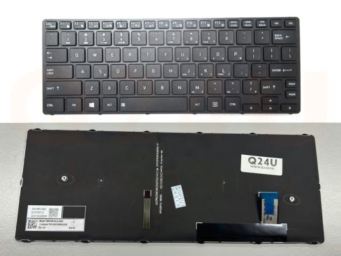 Dynabook Tecra A40-G US toetsenbord - zwart - zonder pointer met licht - kleine enter