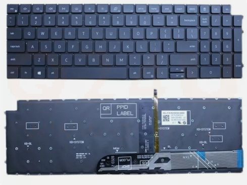 Dell Vostro 15 3510 3515 3520 Latitude 3520 3530 US qwerty toetsenbord, met licht