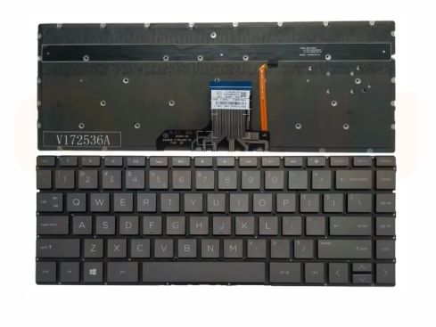 Hp Spectre X360 13-AC 13- AG 13-AD 13-W US qwerty toetsenbord - zwart - licht