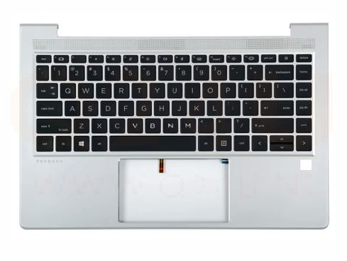 HP Probook 440 445 G8 G9 top case met toetsenbord - met licht - M23770-001 - 1x USB-C