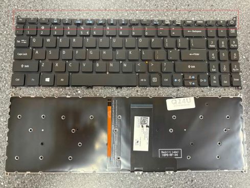 Acer Swift 3 SF315-51 SF315-51G QWERTY US toetsenbord - met licht - SV05p_A72BWL