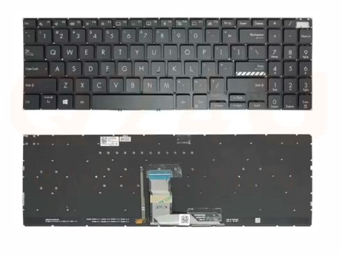Asus VivoBook Pro M3500 K3500 M6500 series US QWERTY toetsenbord - zwart