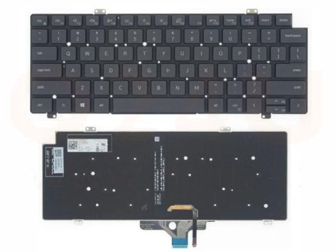 Dell Latitude 5420 5430 7420 7410 7520 7530 US toetsenbord - zwart - met licht - 0CW3R5