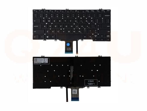 Dell Latitude 5300 5310 2-in-1 5310 7300 US qwerty toetsenbord - met licht - 0C369G
