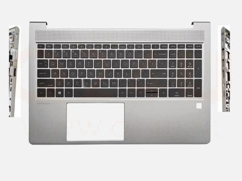 HP Probook 455 G10 US qwerty toetsenbord top case - met licht