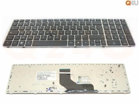 HP EliteBook 8560p ProBook 6570b series laptop toetsenbord, BE AZERTY - zwart