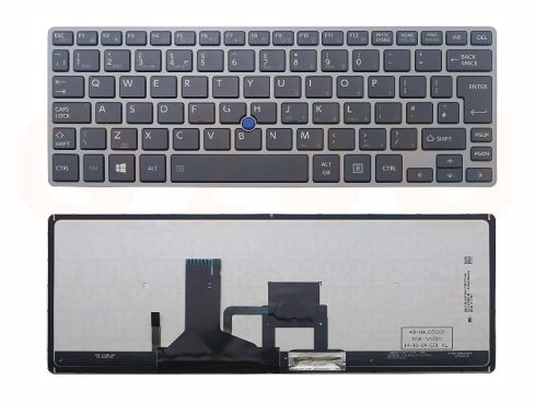 Toshiba Portege Z30 Z30-A Z30T Z30T-A laptop toetsenbord, UK - zwart - met licht