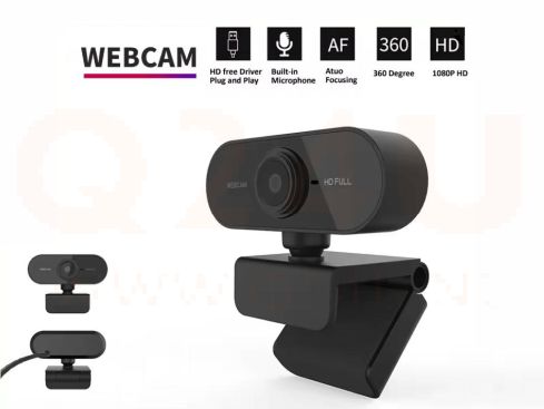 FullHD 1080P USB Webcam met Microfoon & Statief