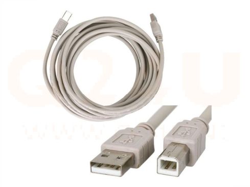 USB printerkabel, A-B, 1.5 meter