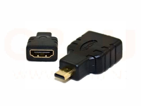 Micro HDMI male naar HDMI female adapter