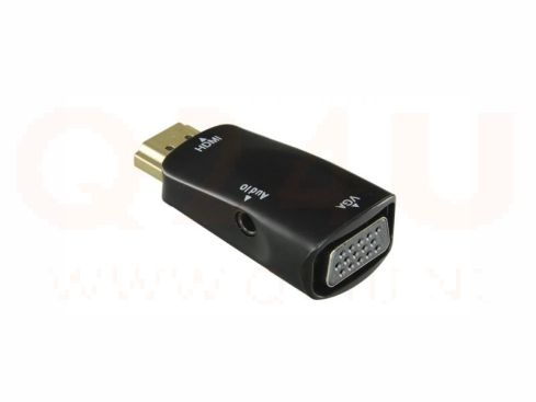 HDMI Male naar VGA Female Video Adapter converter, 1080P met geluid