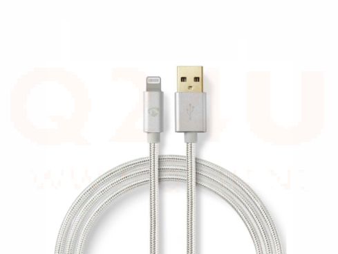 Apple USB - lightning kabel, 2 meter - grijs