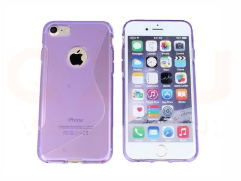 S Line Gel Silicone Case iPhone 7/8 Plus paars