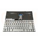 HP 13-AQ 13-AH 13-AC 13-AG 13-AD 13-AE 13-BF 13-AF series laptop toetsenbord, US - zilver - met licht