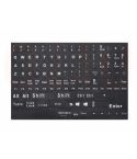 Toetsenbord US qwerty stickers - uitgebreid