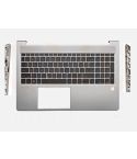 HP Probook 455 G10 US qwerty toetsenbord top case - met licht