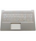 HP 17-CN 17-CP 17T-CN top case US toetsenbord - zilver - M50456-001 - licht