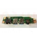 Toshiba Tecra Z40 Series Audio Jack, Ethernet, USB Board FAMXUS2 A3672A - gebruikt